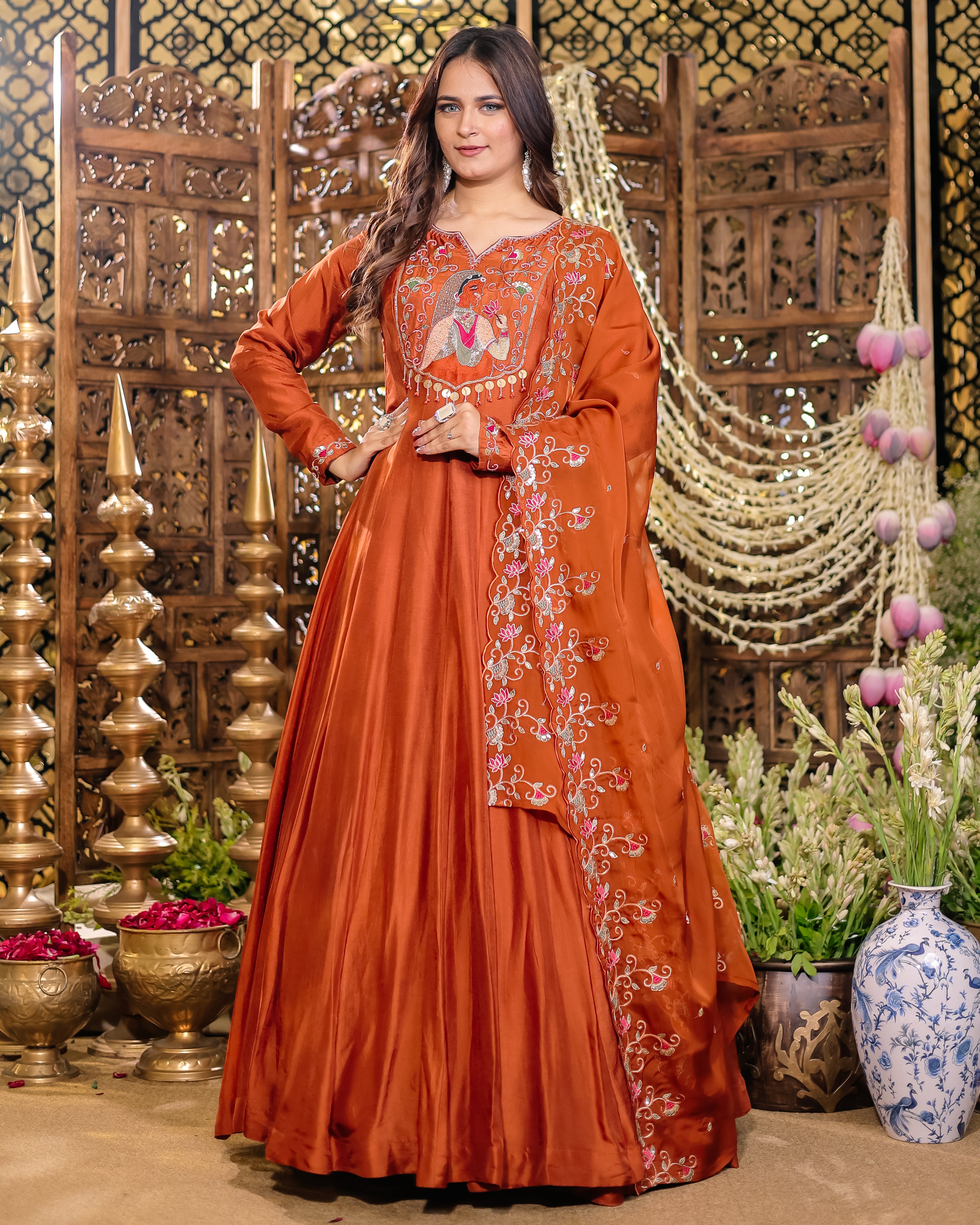 Designer ethnic gown