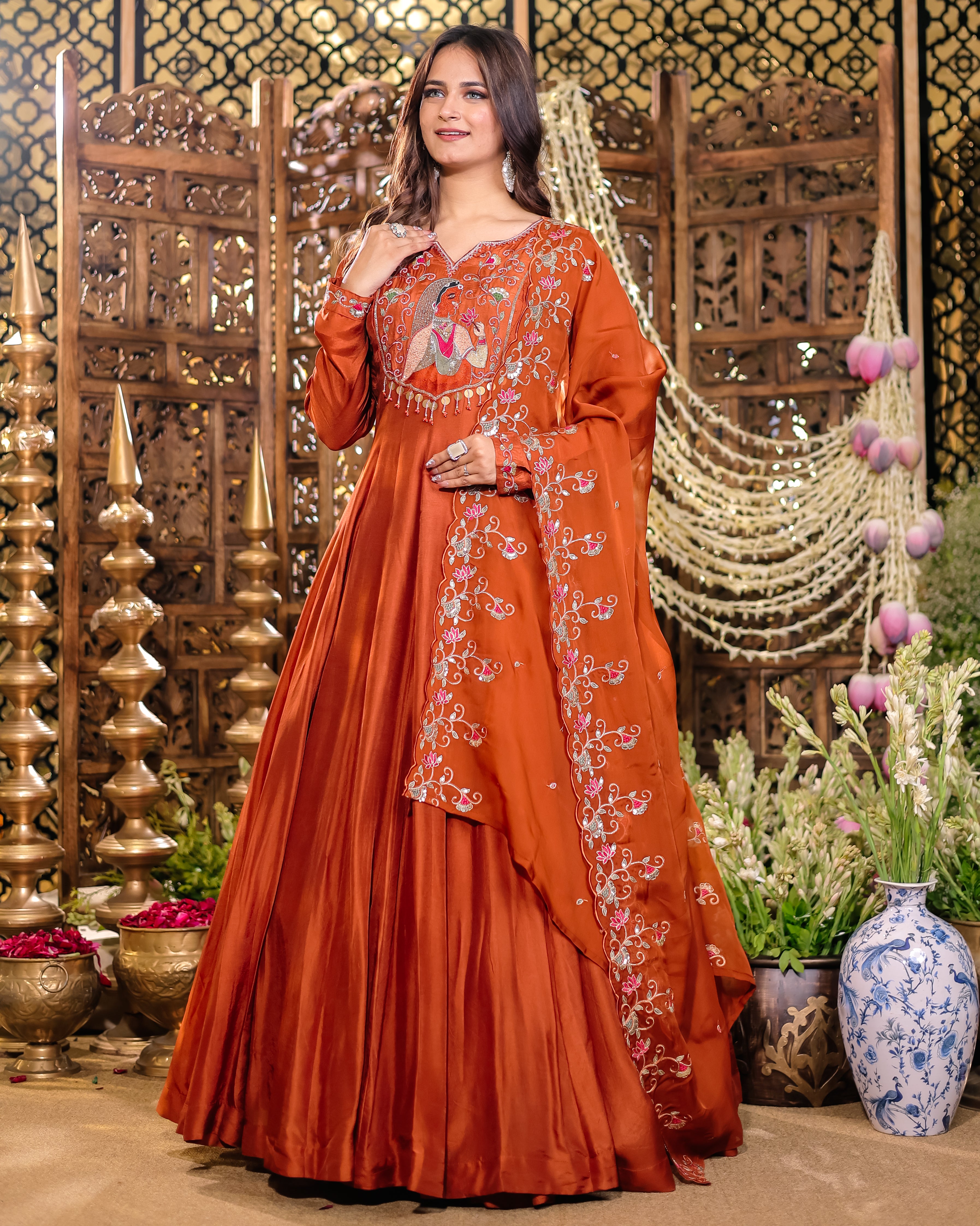 Designer ethnic gown