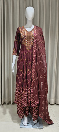 Elegant Anarkali Kurta with Dupatta