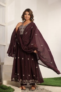 Heavy Round Kurta With Pant And Dupatta