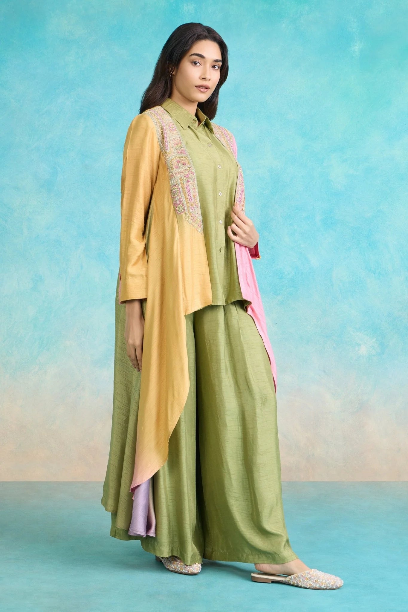 Pastel Harmony Layered Co-Ord Set
