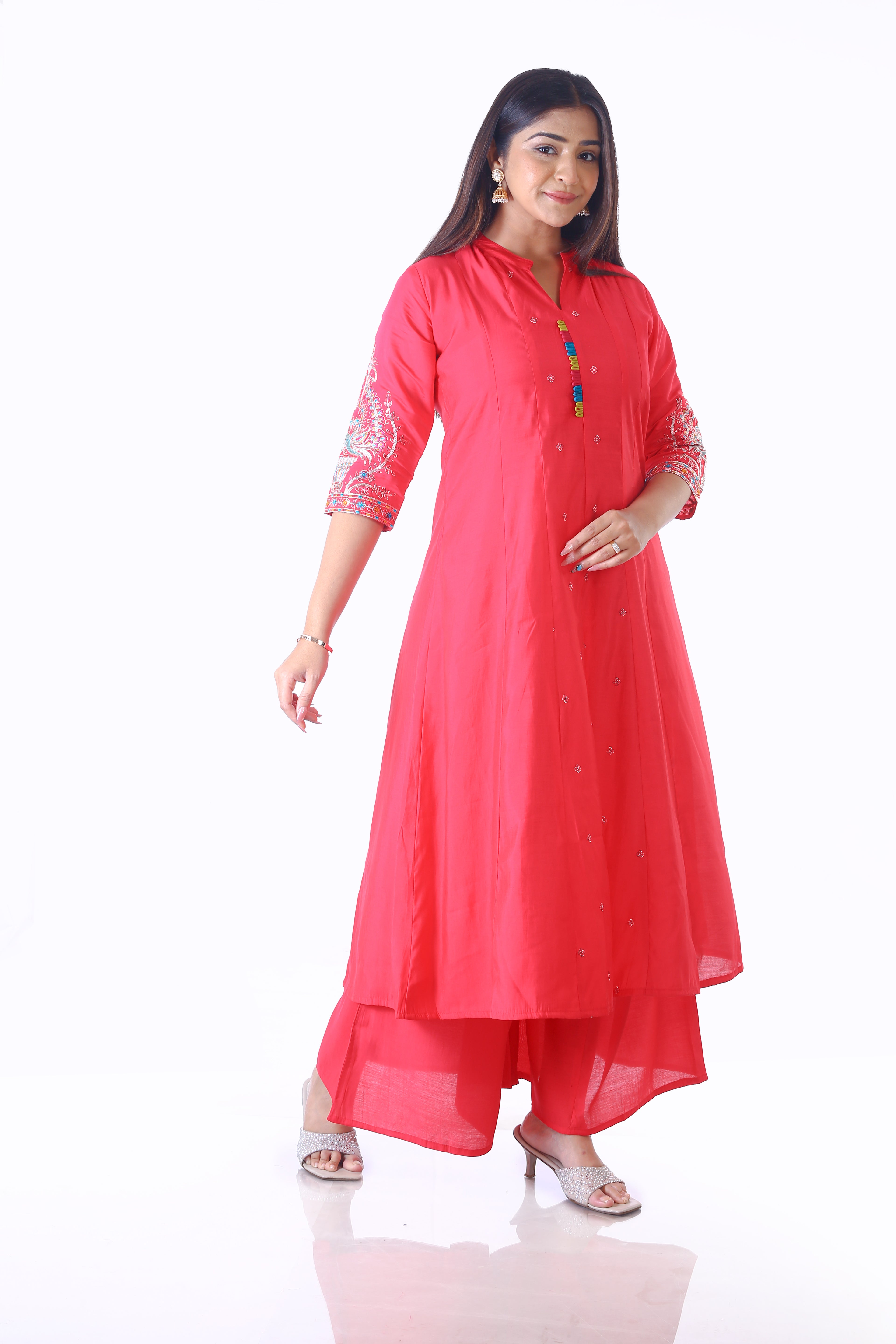 Flared Anarkali suit set
