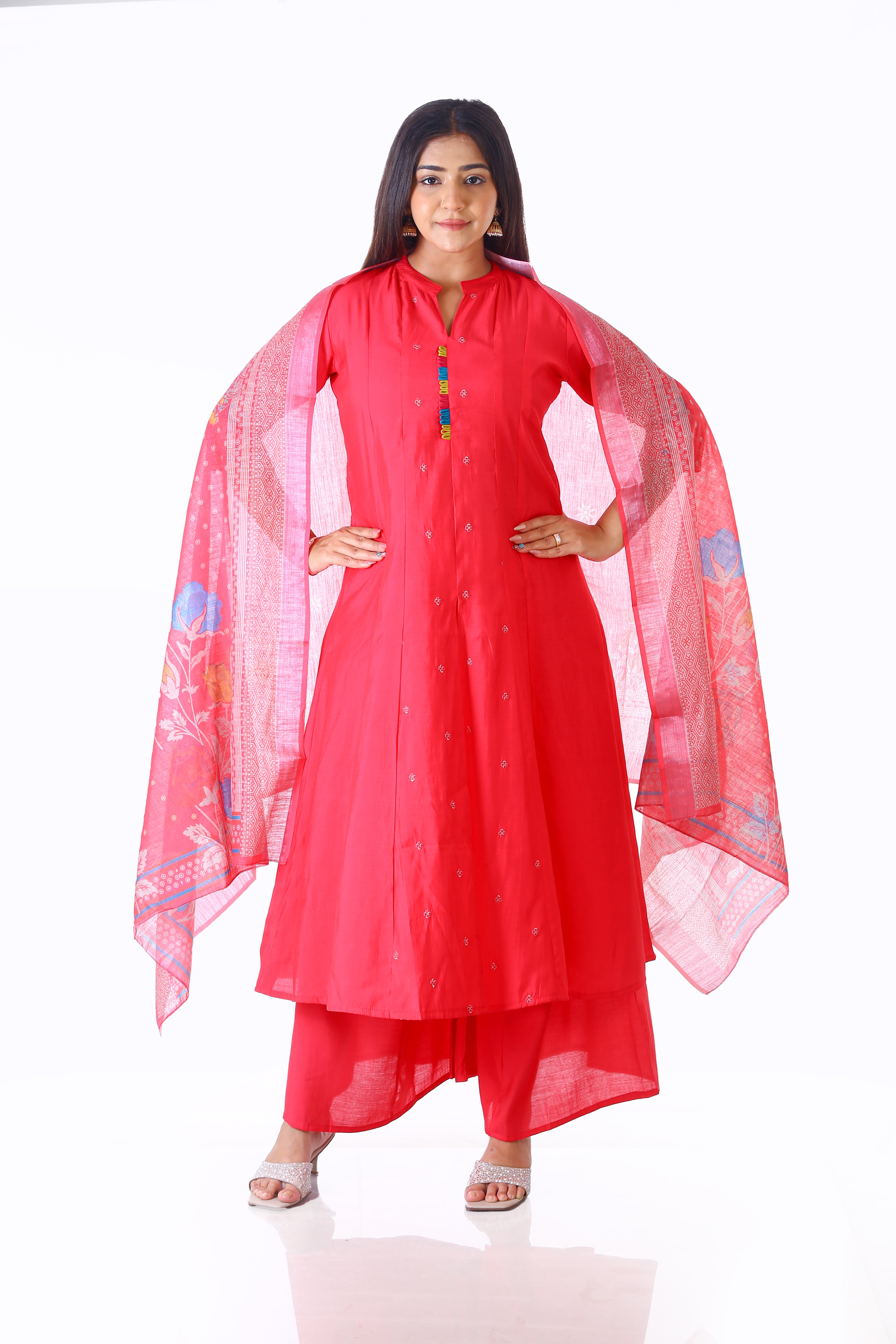 Flared Anarkali suit set