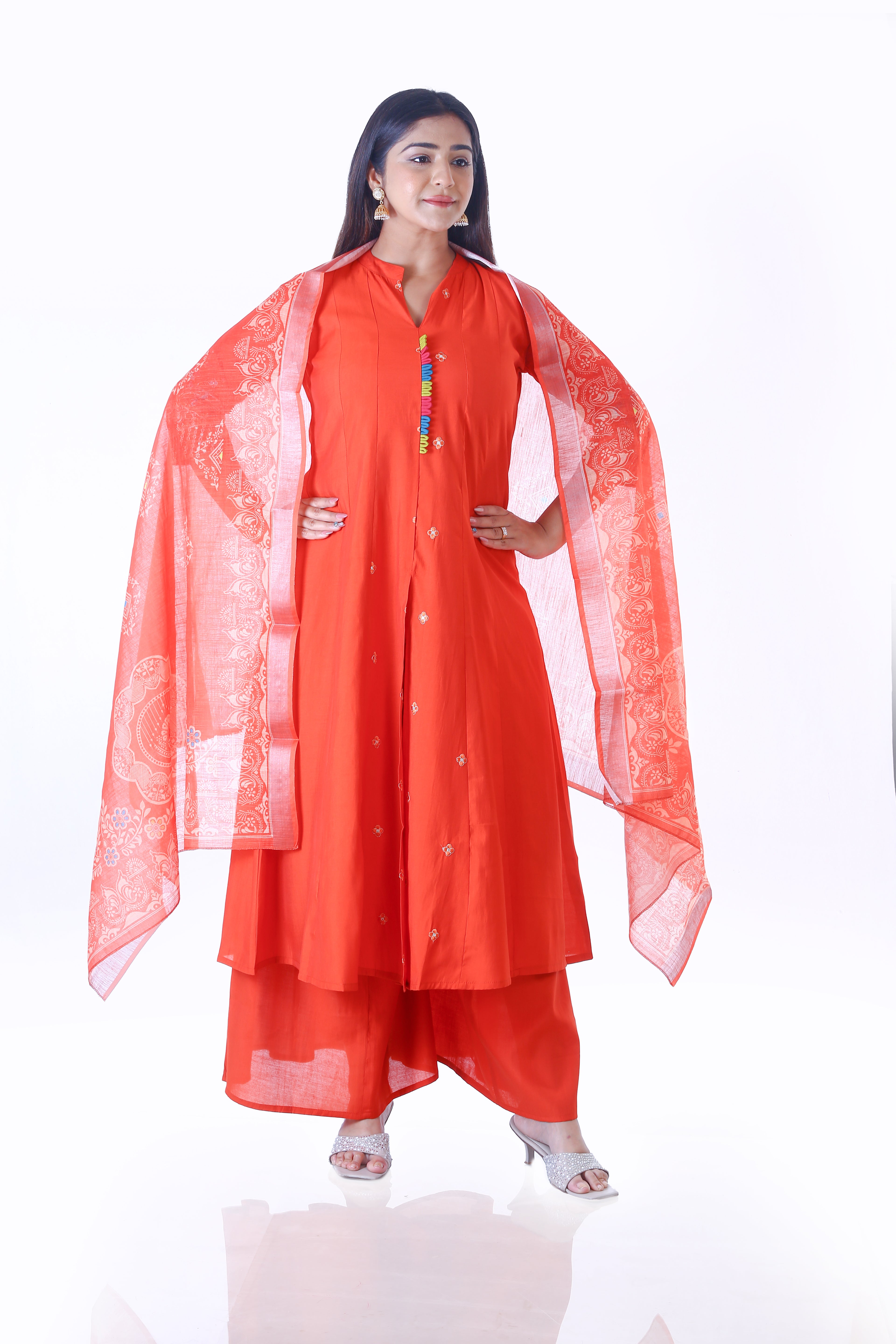 Flared Anarkali suit set