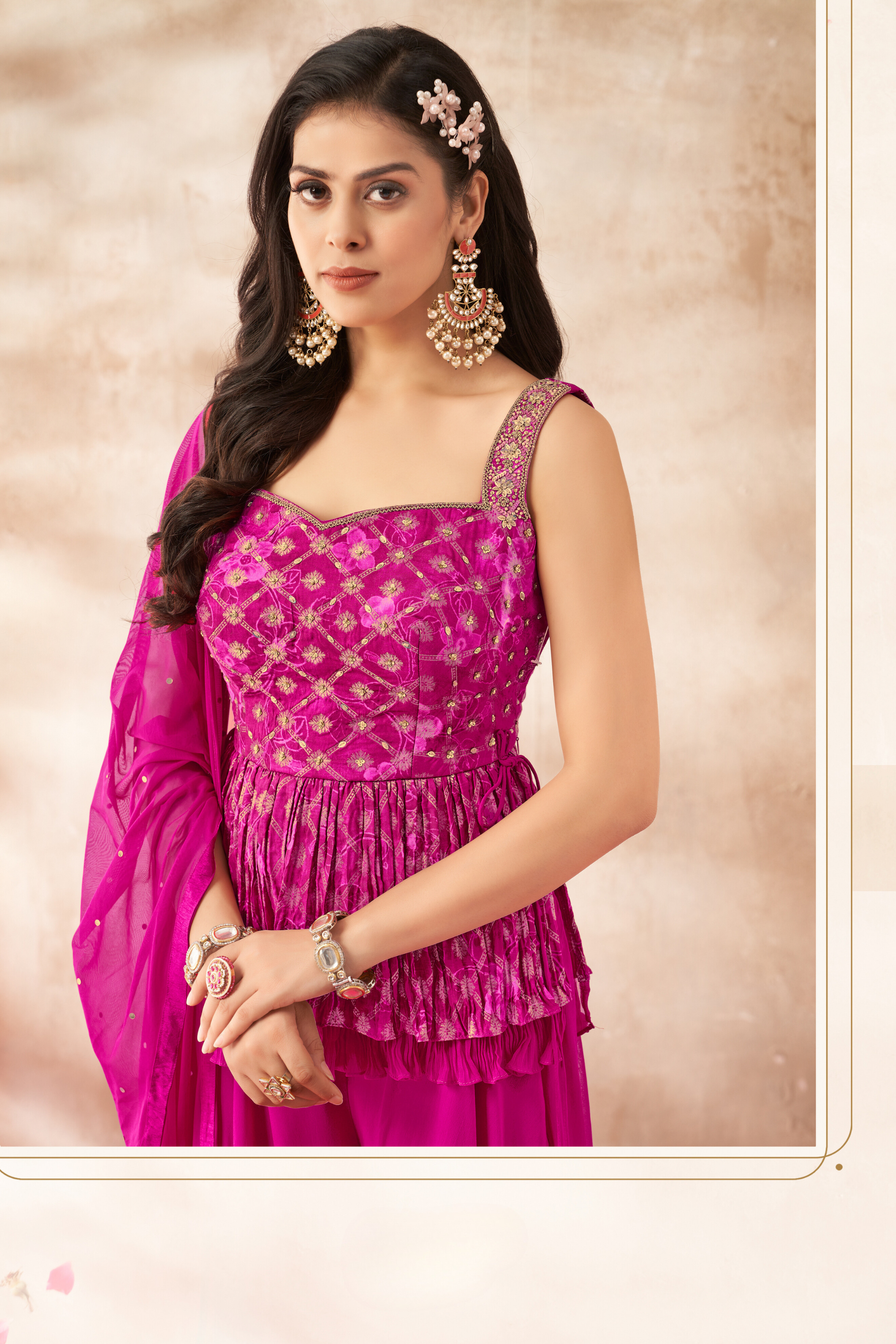 Rani Georgette Designer Salwar Suit – Wedding & Festive Ethnic Wear