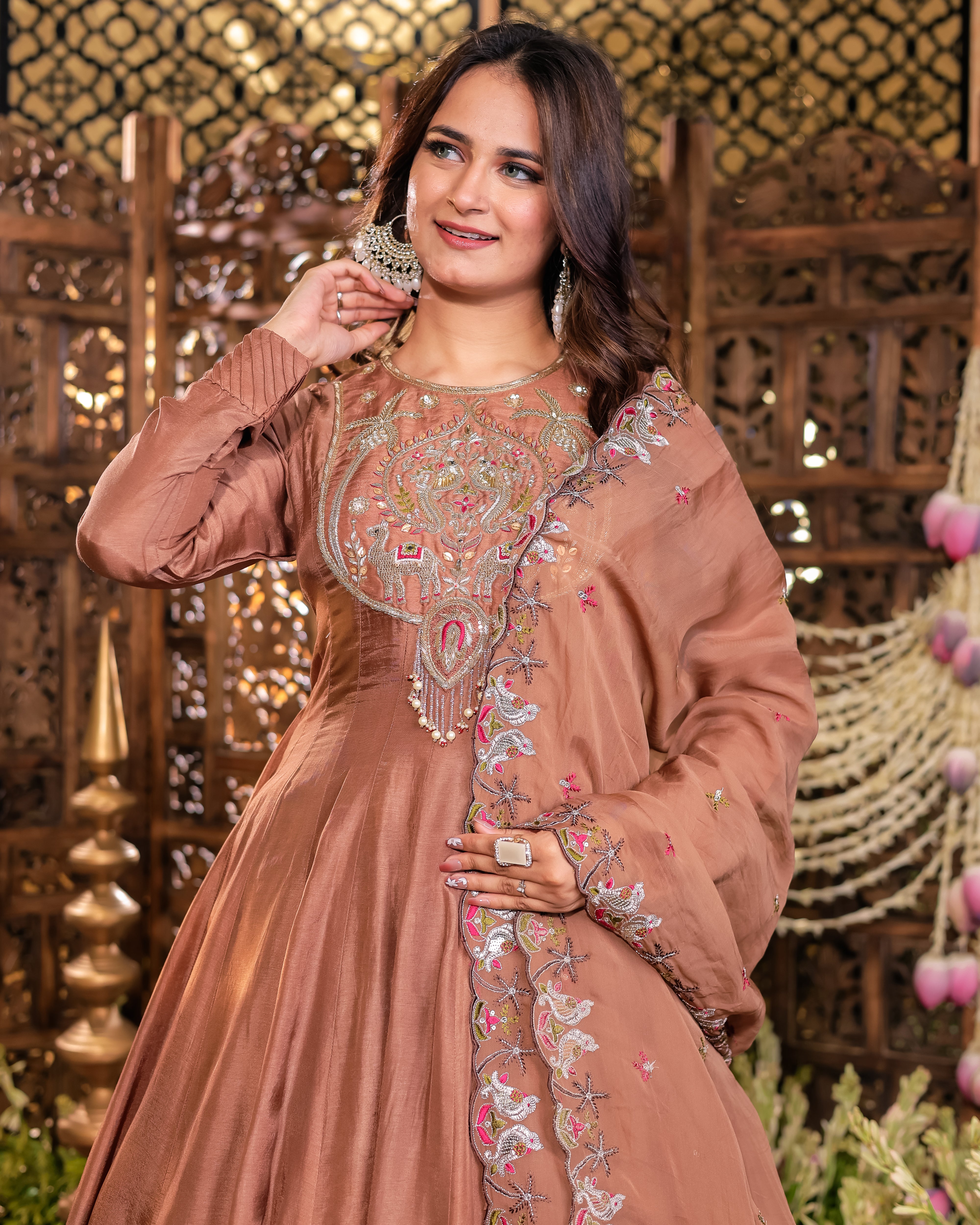 Designer ethnic gown