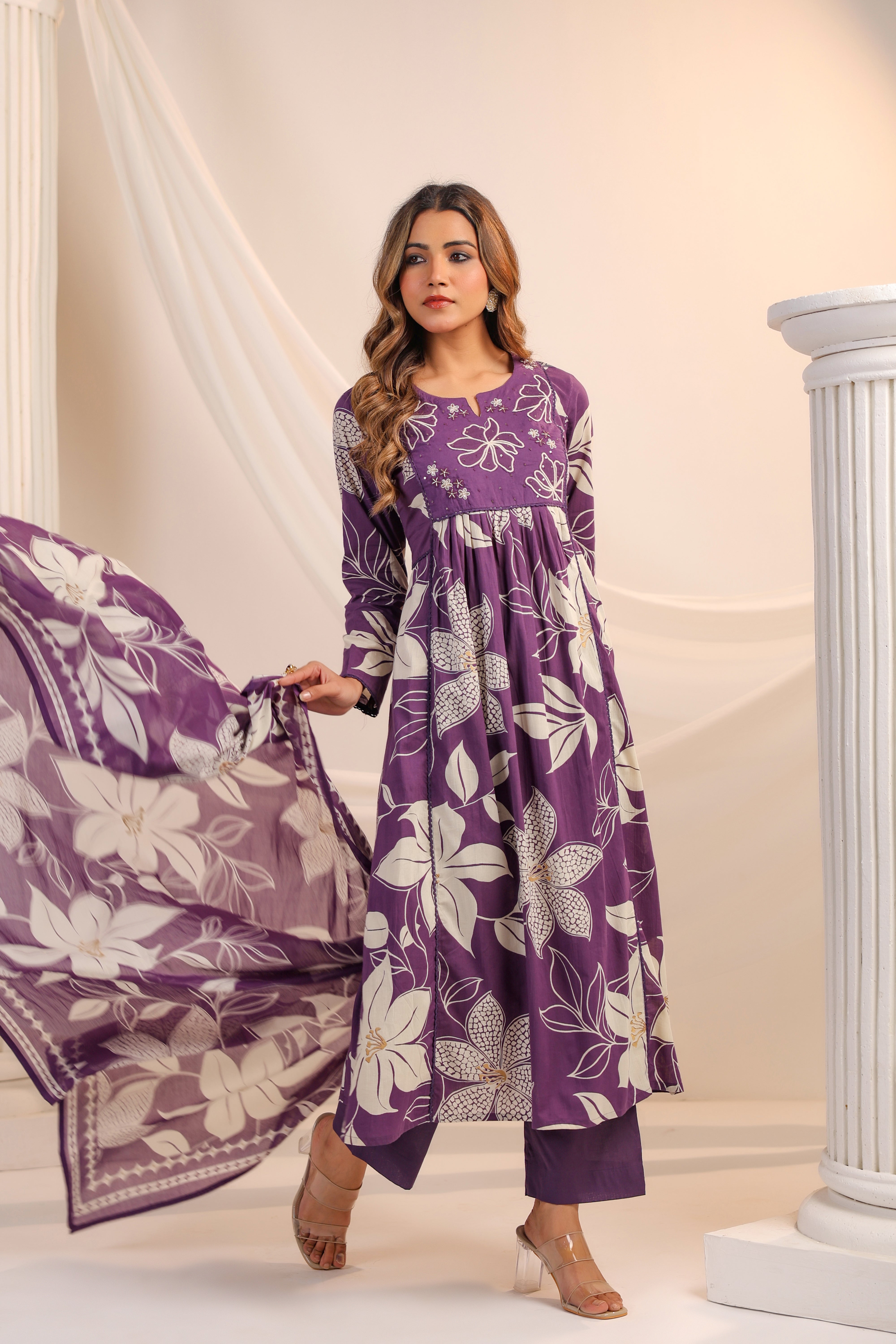 Full Sleeves Kurta With Pent