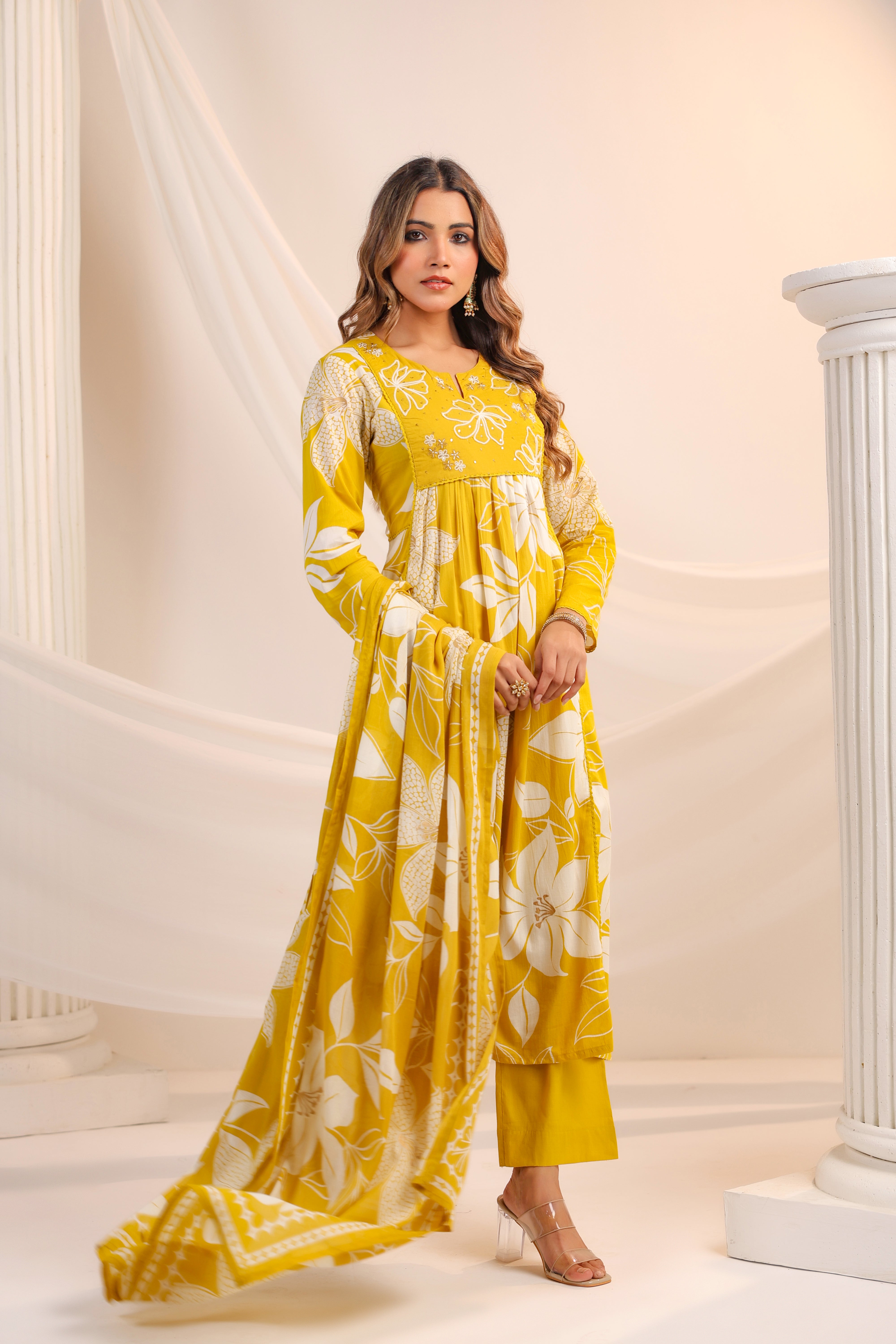 Full Sleeves Kurta With Pent