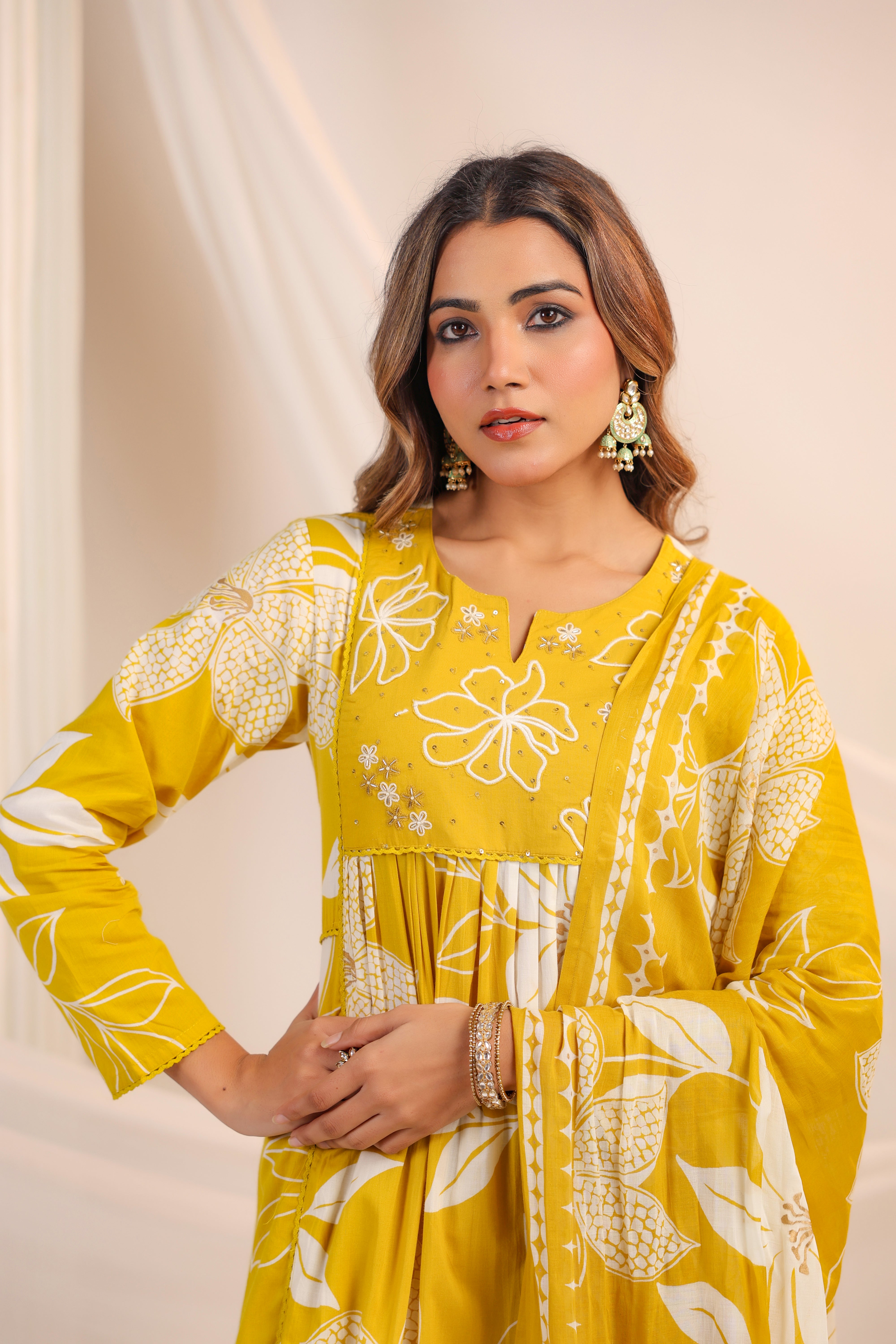 Full Sleeves Kurta With Pent