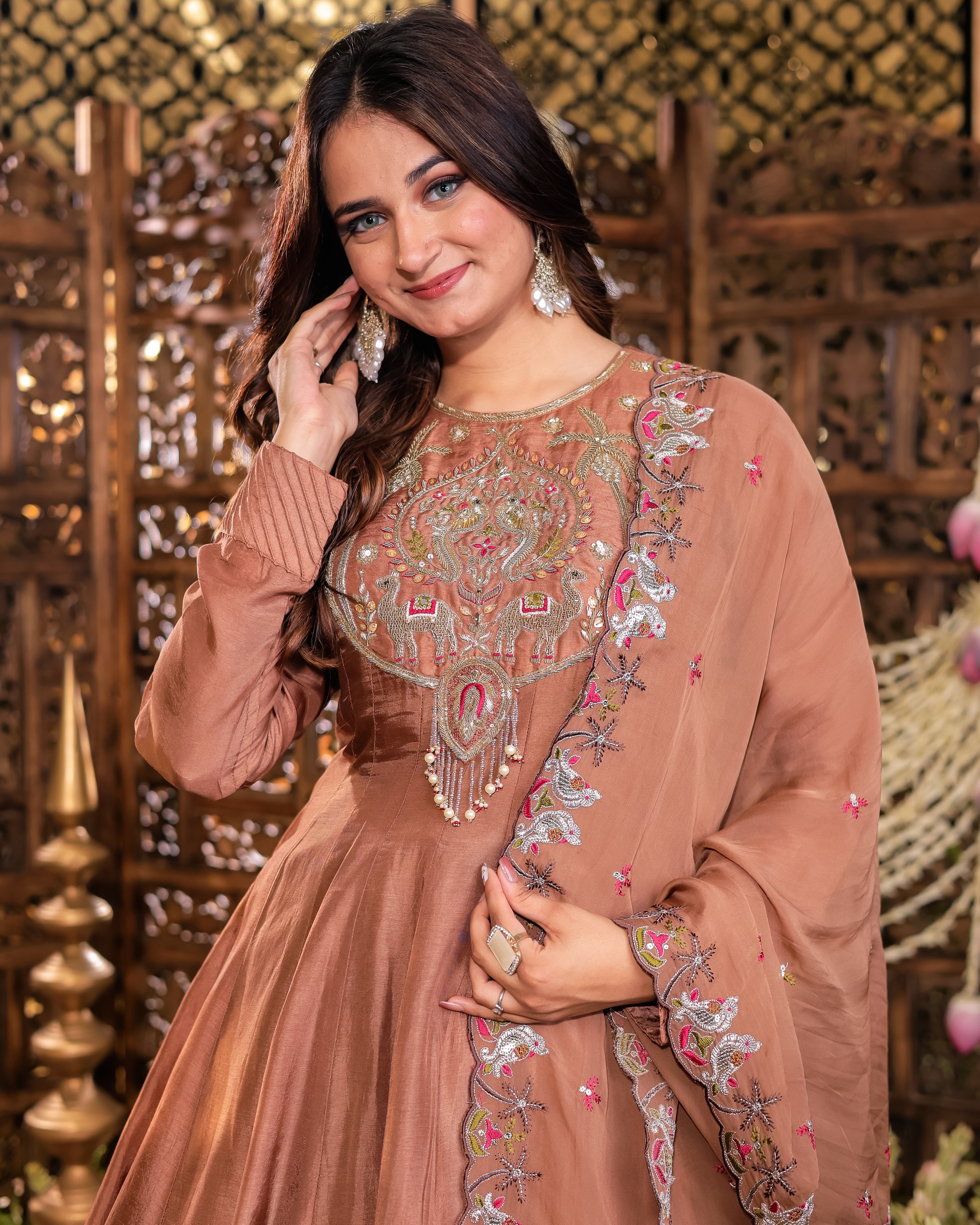 Designer ethnic gown