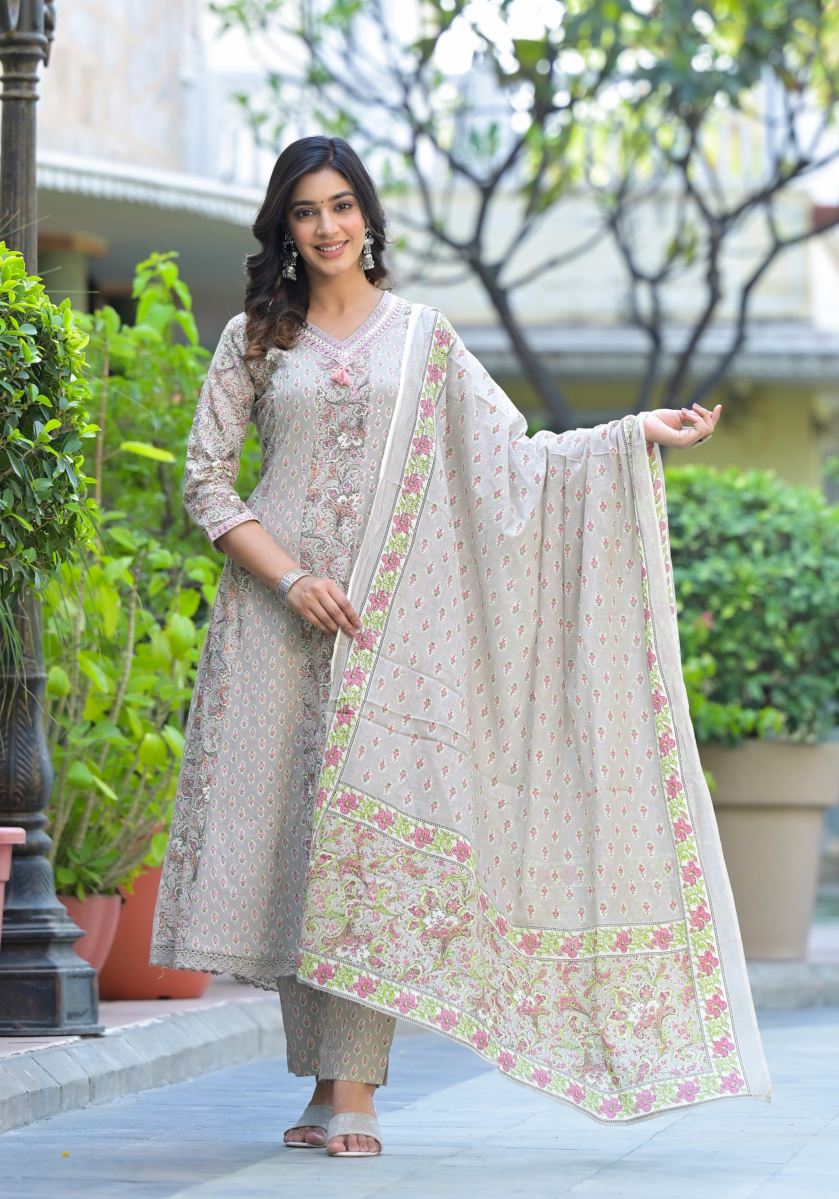 ANARKALI DUPATTA PAIR