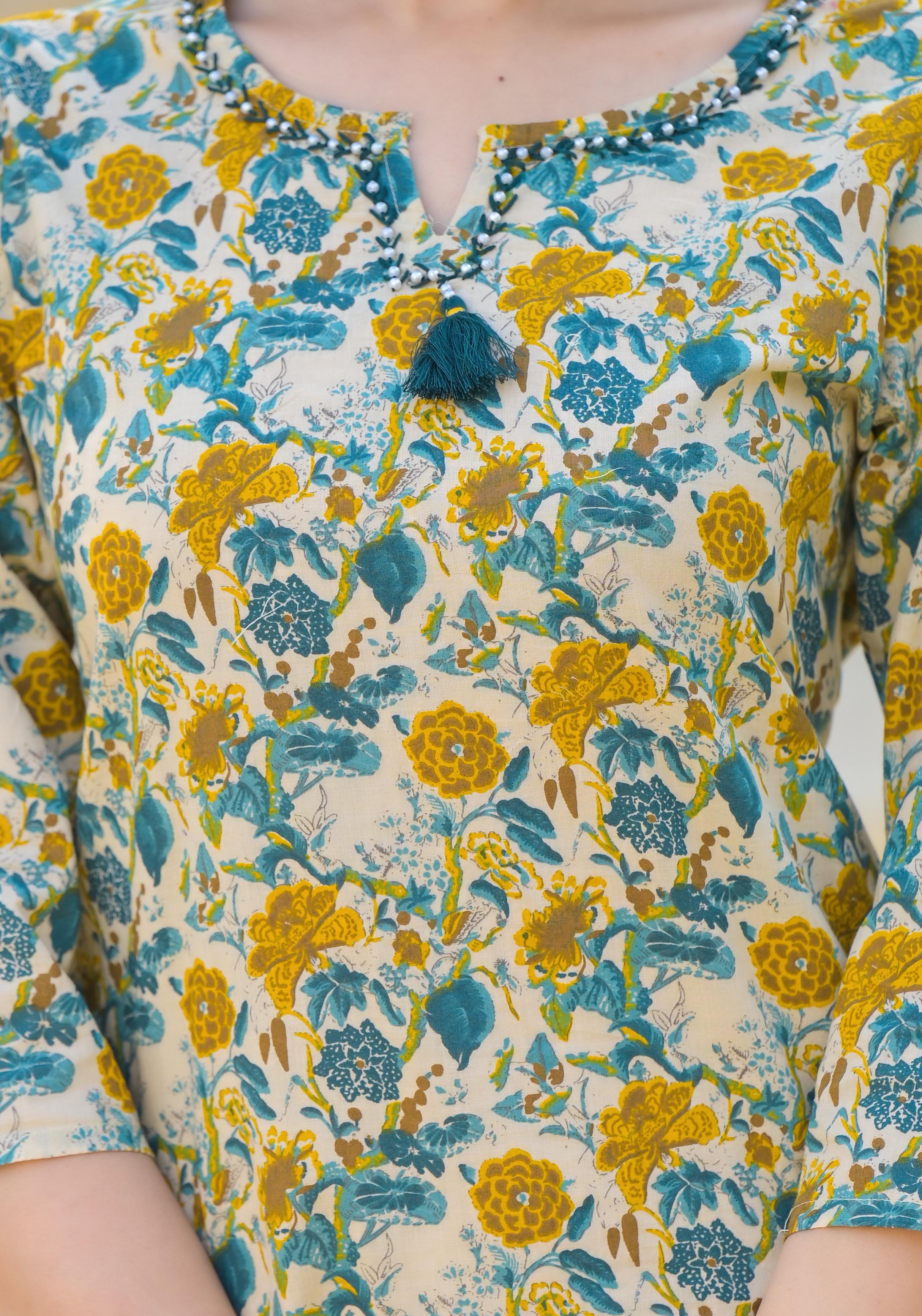 FLORAL PRINTED 3 PIECE PANT PAIR