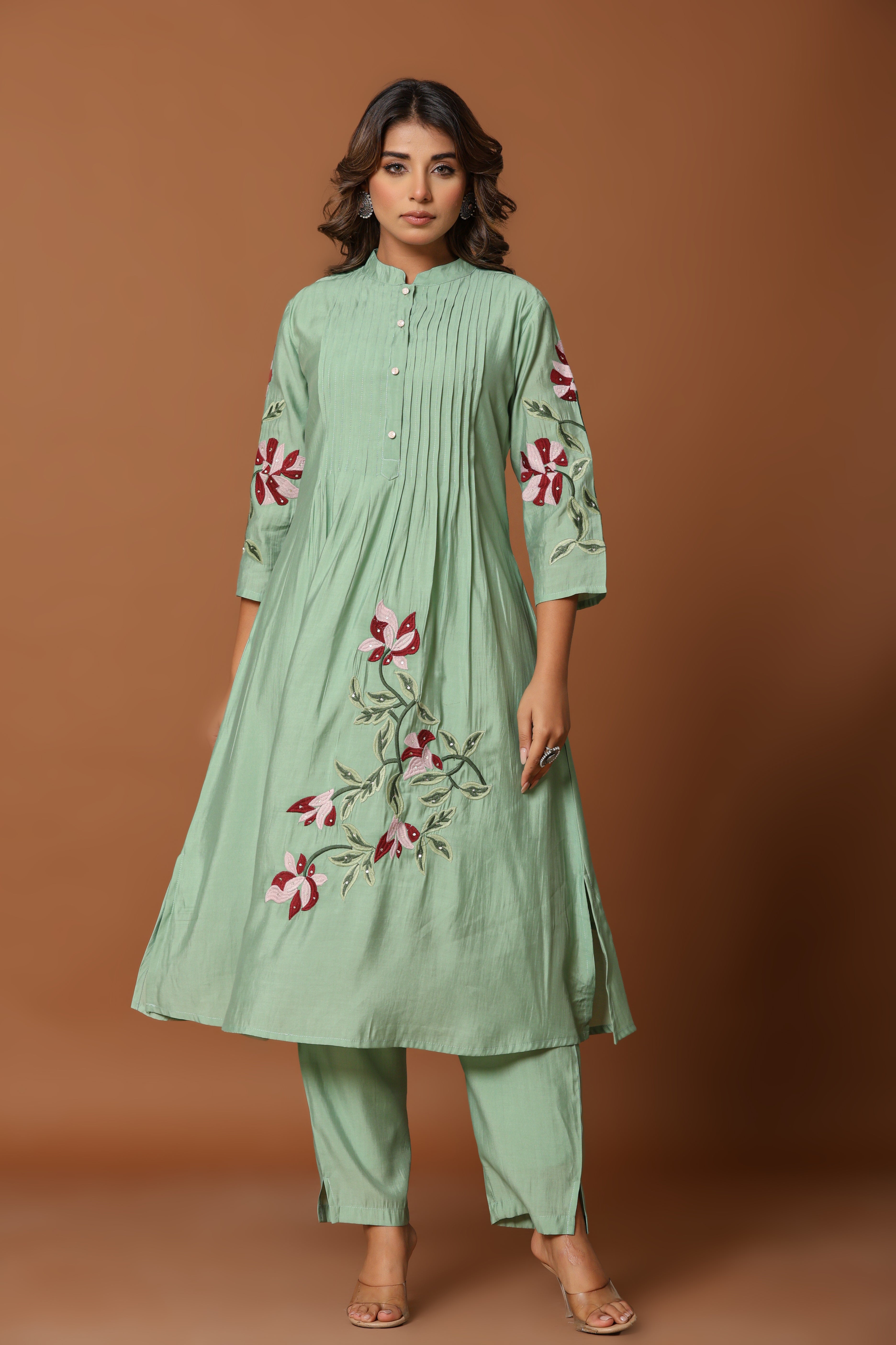 ROUND KURTA- PANT PAIR