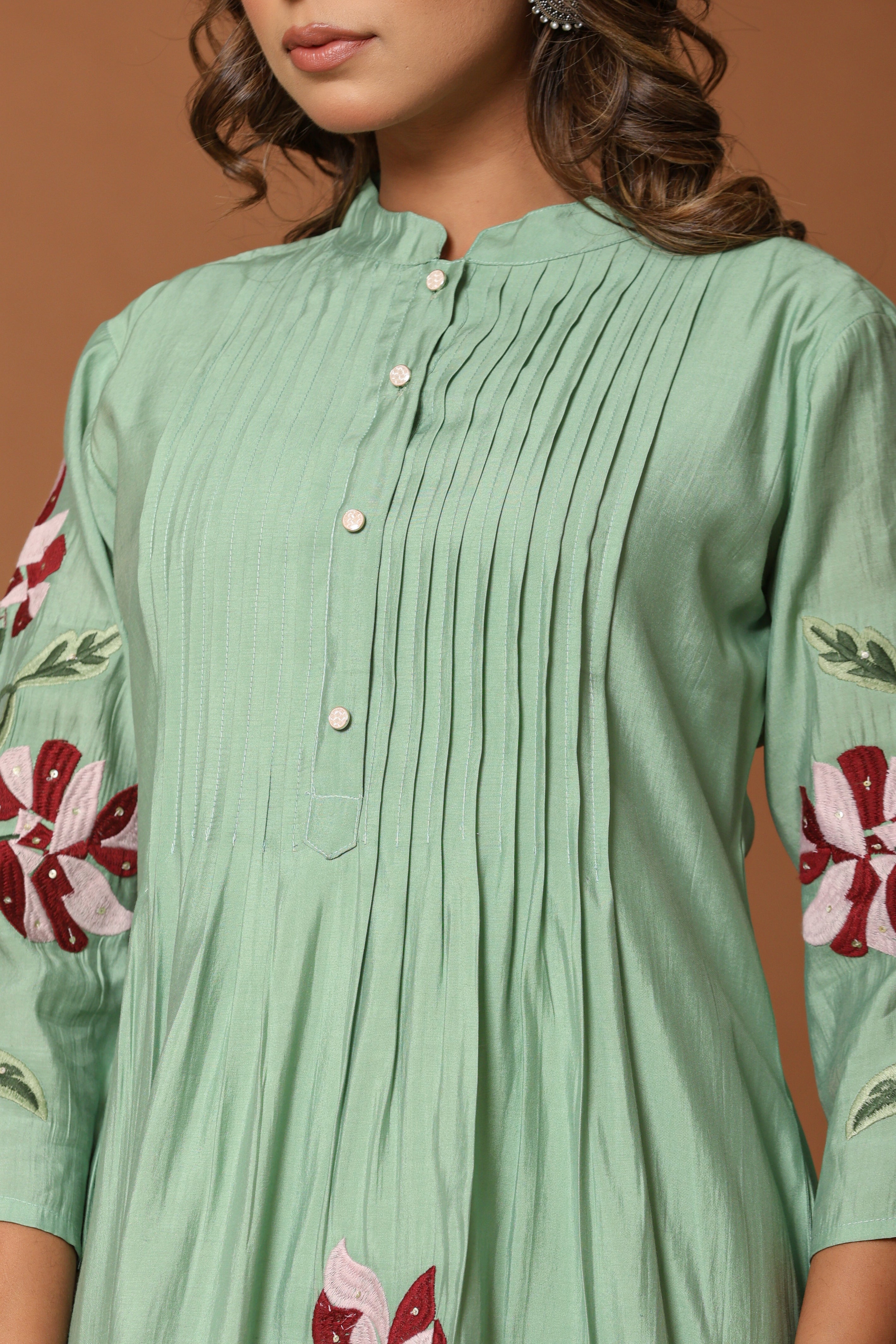 ROUND KURTA- PANT PAIR