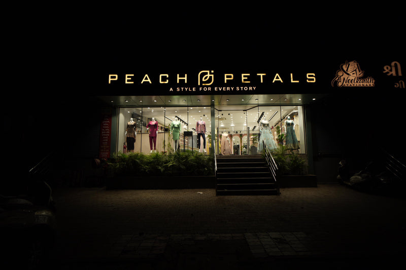 Peach Petals Katargam