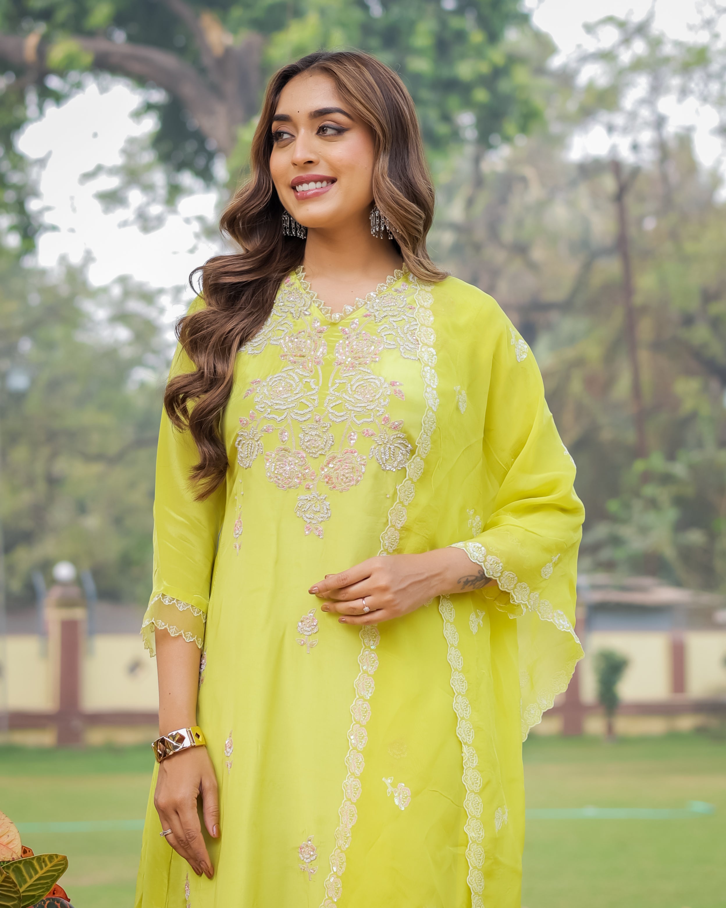 Lemon Designer Salwar Suit – Perfect for Wedding & Festive Occasions