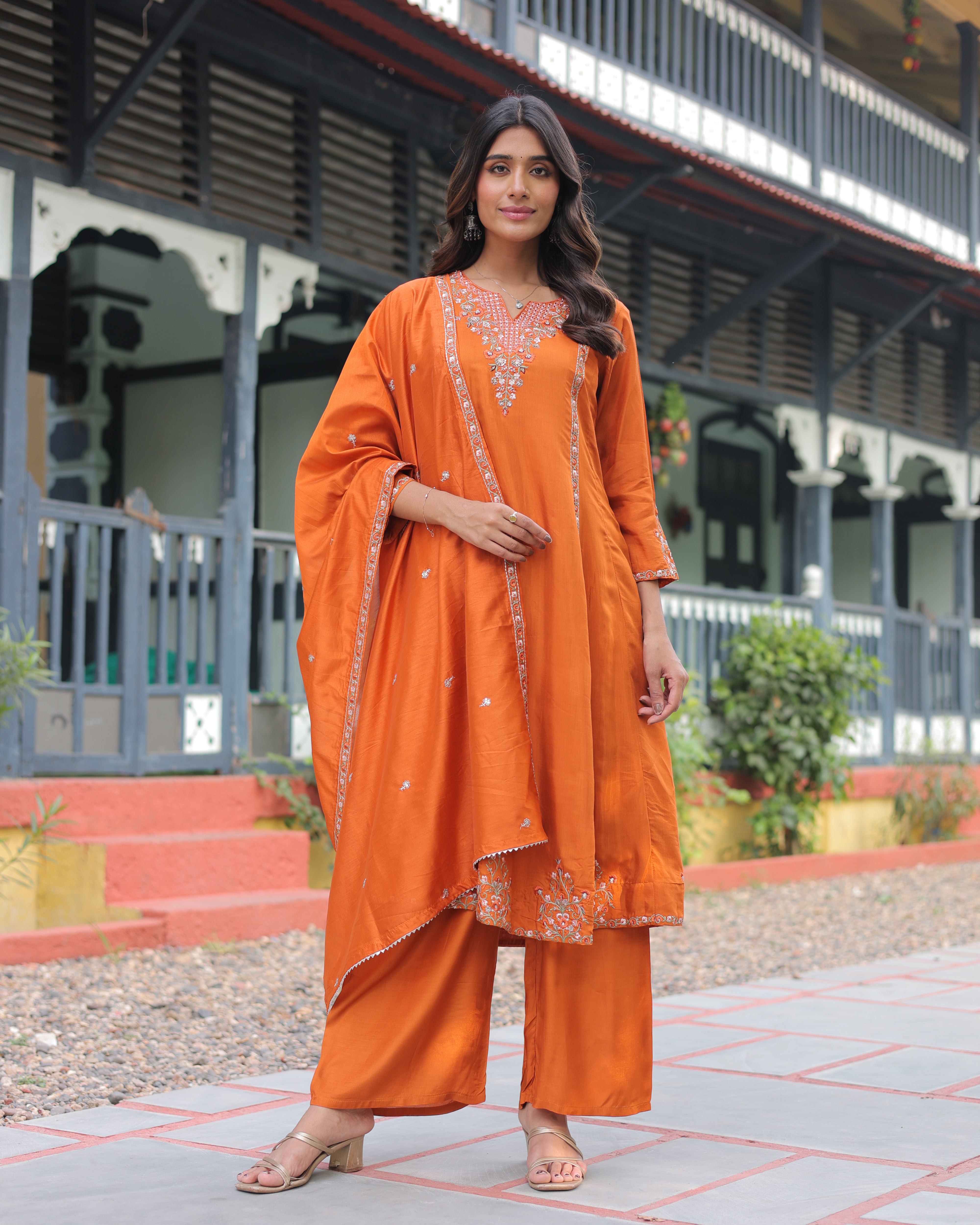 Anarkali Charm in Every Stitch, Luxury in Every Step With Plazo Comfort