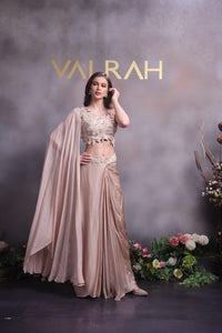 Designer Ready-to-Wear Saree for Women | Easy Draping Saree with Blouse Piece