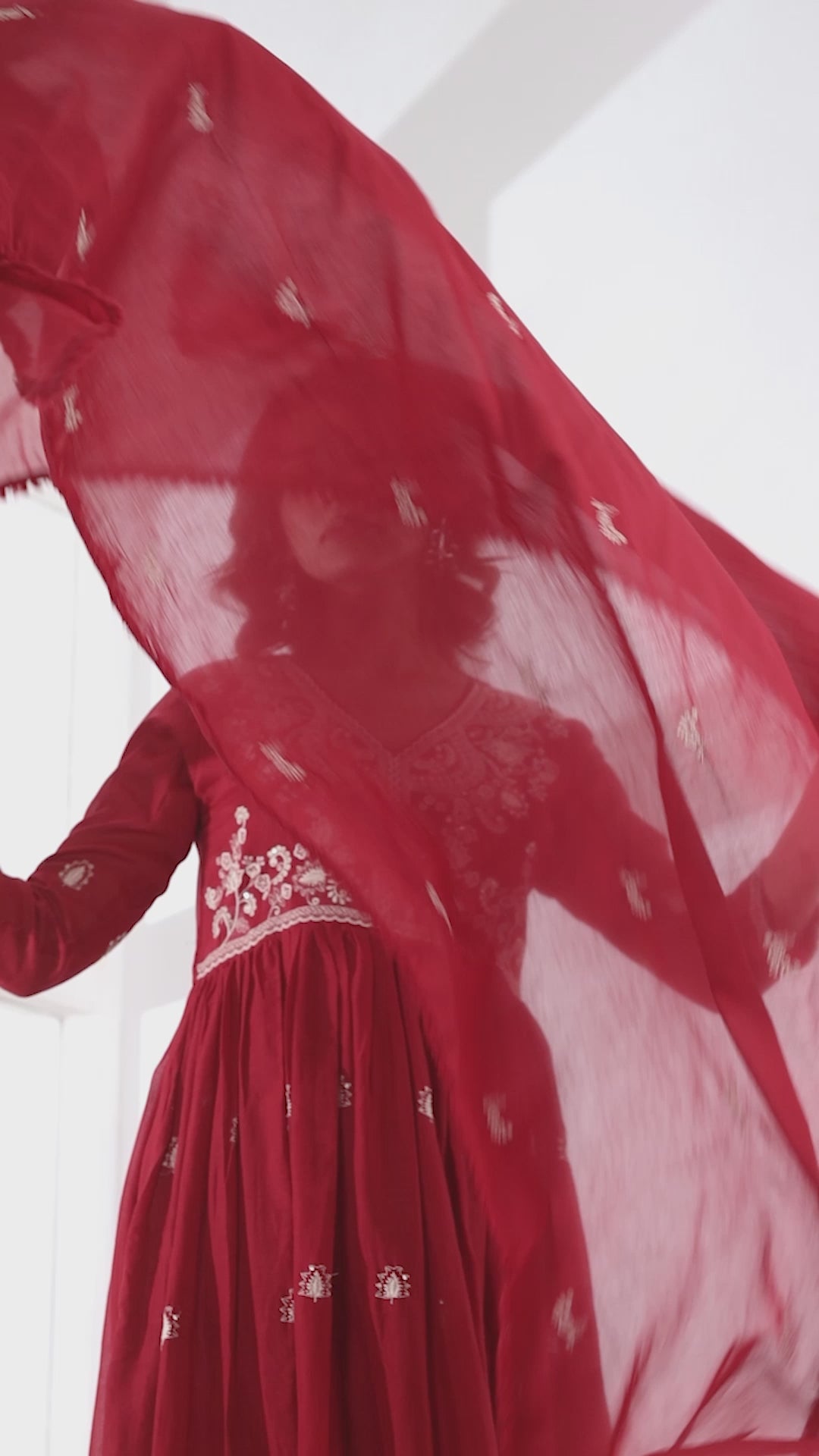 Heavy Round Kurta With Pant And Dupatta