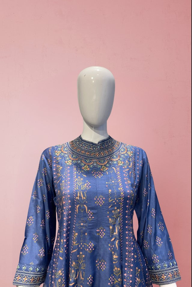 PACK NECK ANARKALI PALAZO PAIR WITH DUPATTA