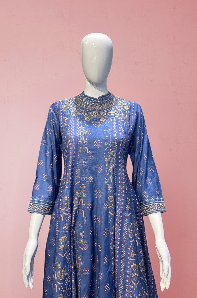 PACK NECK ANARKALI PALAZO PAIR WITH DUPATTA